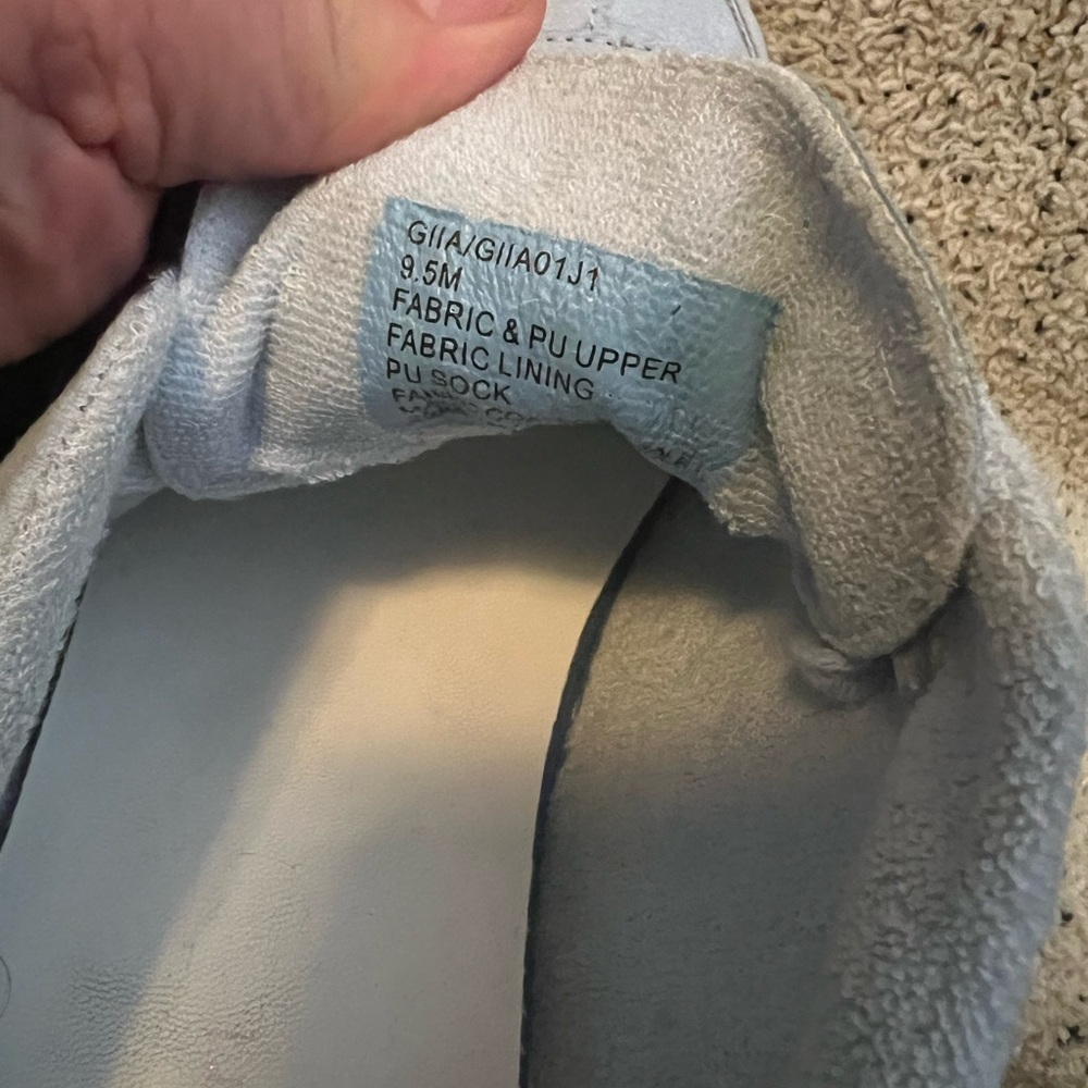 Stylish Light Blue Sneakers - Picture 3 of 4